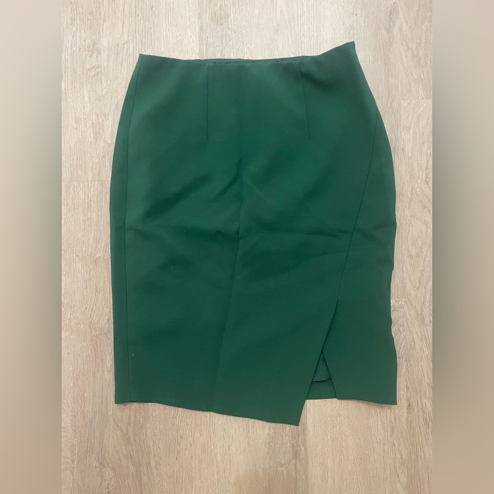 Emerald green dressy skirt WHBM